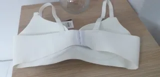 Sujetador blanco sin aros