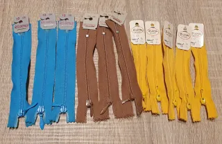 Cremalleras de 10, 12, 14 y 16 cm