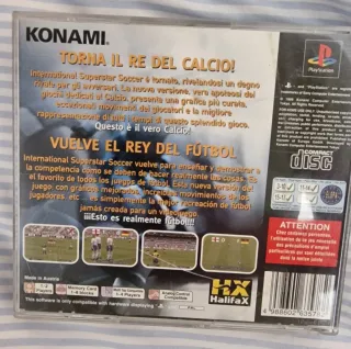 ISS Pro Evolution PS1 (PlayStation 1) 1ª edición
