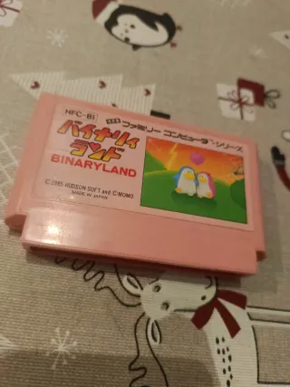 Binary Land Famicom Cartucho