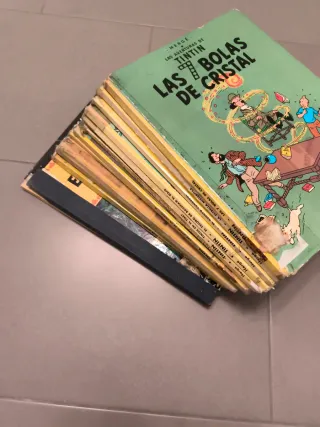 Lote 13 libros Tintín