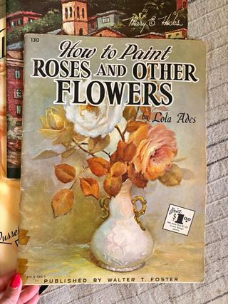 LOTE 6 MANUALES DE DIBUJO Y PINTURA