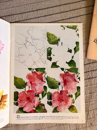 LOTE 6 MANUALES DE DIBUJO Y PINTURA