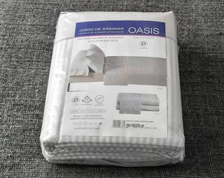 Sábanas de franela cama 150 gris (A ESTRENAR)
