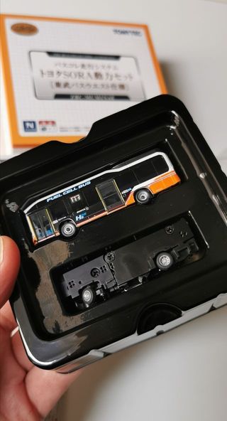 Maqueta N Tomytec Toyota Sora motorized driven bus