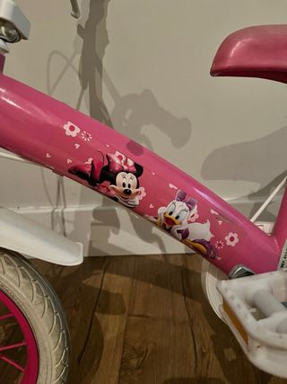 Bicicleta infantil rosa Minnie Mouse