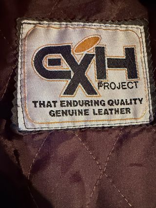 Cazadora Cuero Vintage Tendencia