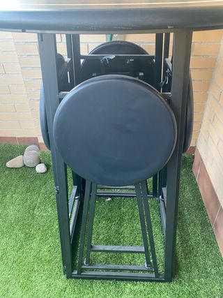 Conjunto Mesa y Sillas Terraza Negro