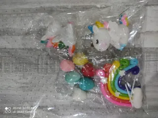 Decoración Tarta Unicornio y Arcoíris