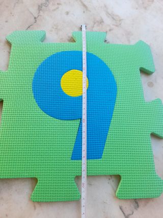 Rompecabezas Goma EVA Niños Número 2