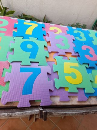 Rompecabezas Goma EVA Niños Número 2