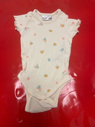 Body bebé estampado frutas