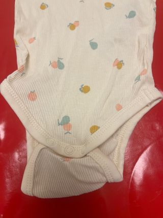 Body bebé estampado frutas