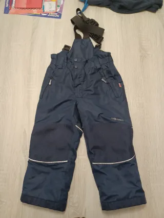 Pantalón de esquí infantil Trollkids azul