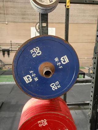 Discos Powerlifting Calibrados 20kg