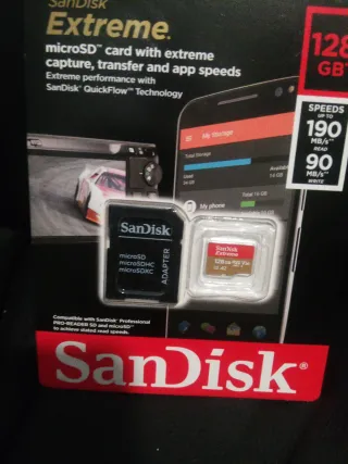 SanDisk Extreme microSD 128GB 4K UHD
