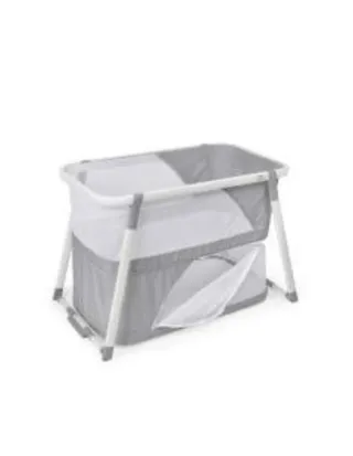 Cuna de viaje plegable gris