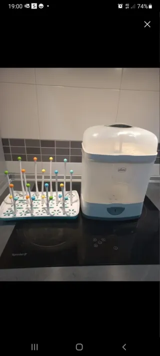 Esterilizador y escurre biberones Chicco