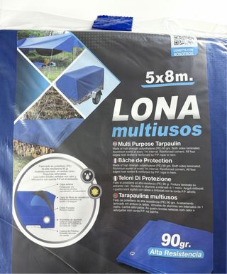 2 Lonas multiusos 5x8 metros