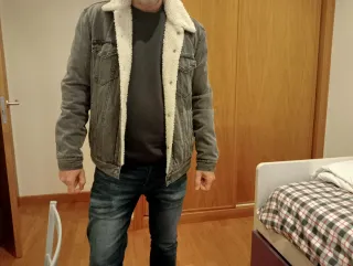 Cazadora Vaquera Levi's con Forro Polar Talla M