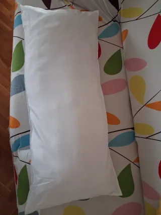 Almohada 105cm Blanca Tela