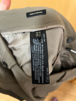 Pantalón traje Massimo Dutti