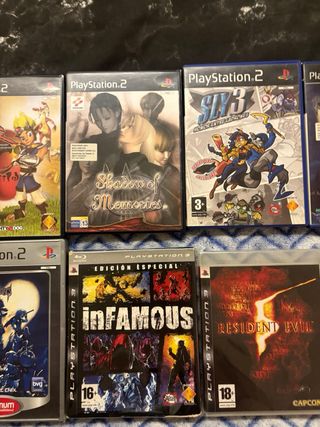 Lote 10 Giochi PS2 + 2 Giochi PS3