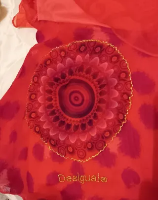 Vestido Desigual Naranja Talla 42