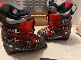 Sci Salomon con attacchi + scarponi Salomon 26.5