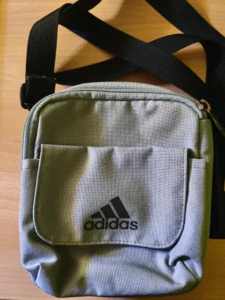 Bolso Adidas Gris Pequeño