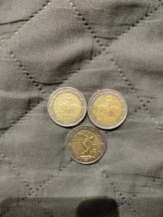 Monedas conmemorativas Grecia circuladas