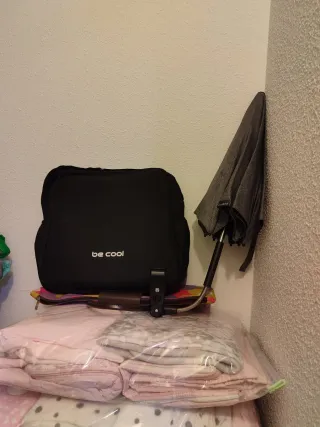 Bolso para carro de bebé + sombrilla