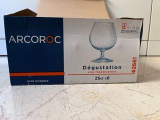 Arcoroc Vasos Dégustation 25cl x6