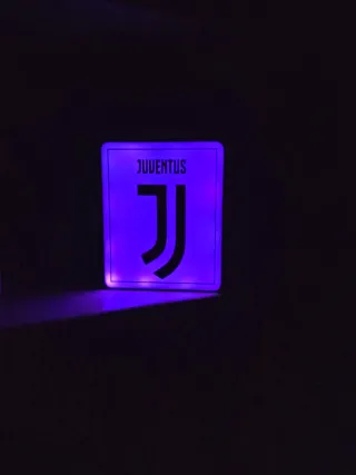Lampada LED 3D Juventus Ricaricabile