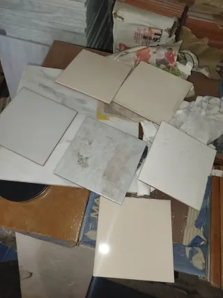 Lote de azulejos variados 20x20 cm.