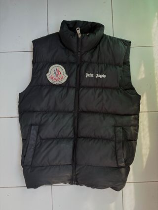 Chaleco Moncler x Palm Angels Negro