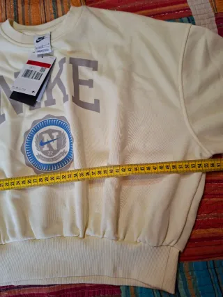 Sudadera Nike Beige Nueva Talla M