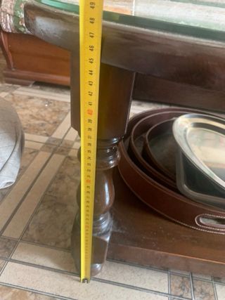 Mesa pequeña de salón madera