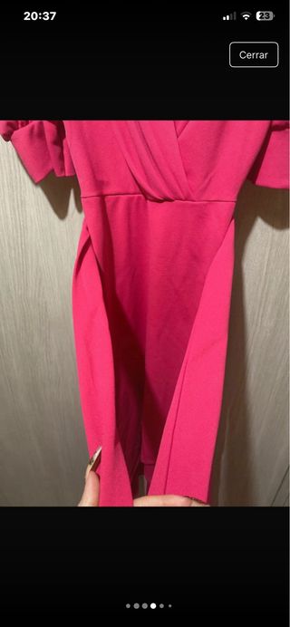 Vestido rosa para eventos