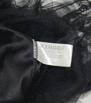 Falda tul negra talla única