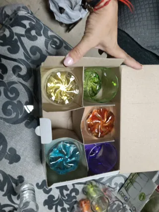 Vasos de colores,jarritas,chupitos jarras 28 unida