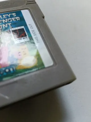 Pugsley's Addams Family Scavenger Hunt Game Boy