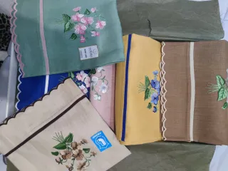 Asciugamani in puro lino Ricamati a mano