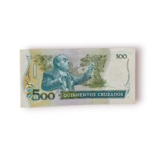 Nota 500 Cruzados Brasil Villa-Lobos