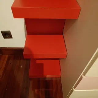 Estantería LACK IKEA Roja