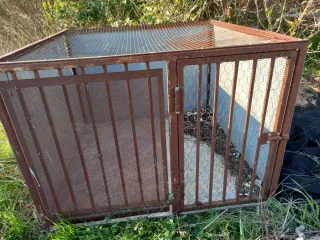 Jaula metálica para animales