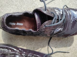 Scarpe Miu Miu donna pelle verniciata tg 39