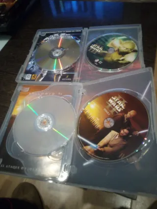 2 DVDs Star Wars: Episodios II y III