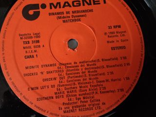 Vinilo Matchbox Dinamos de Medianoche LP
