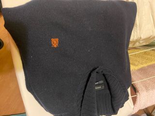 Jersey azul marino oscuro entretiempo con logo